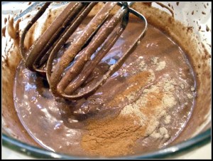 Gypsy Spiced Chocolate Flan Cake Preparation