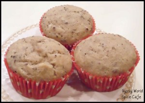 Caribbean Cocoa Bean Muffins