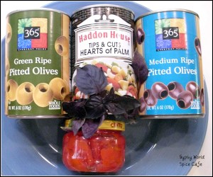 Mediterranean Bruschetta Ingredients