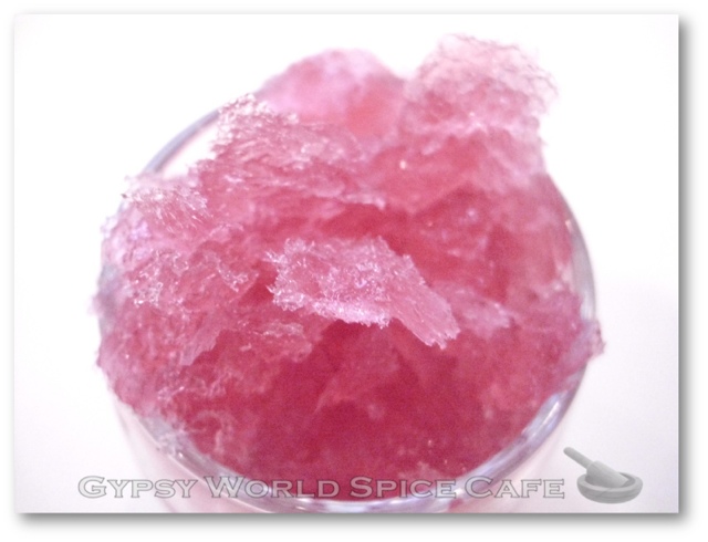 Spiced Hibiscus Granita - Spiked