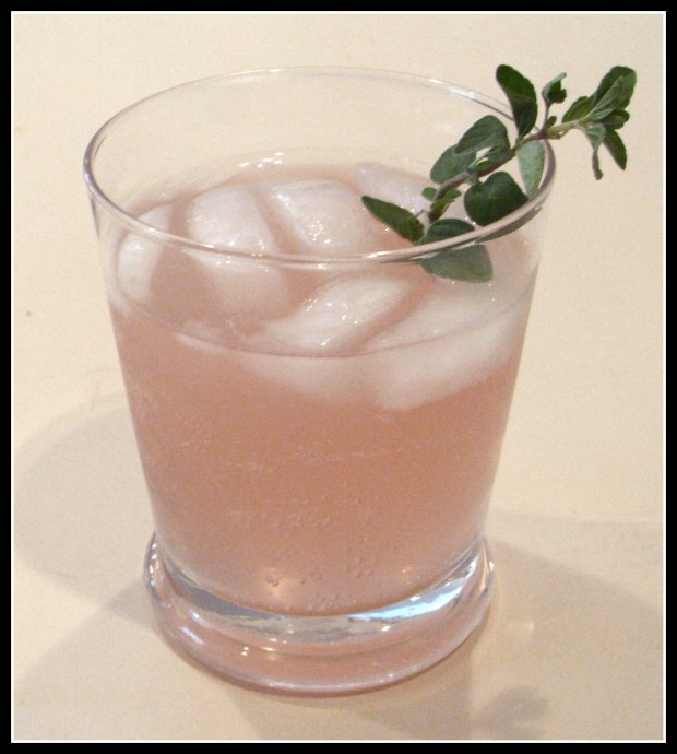 Oregano Vodka Pink Spritzer